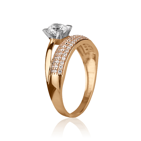 Золотое кольцо с вставками купить Золотое кольцо с вставками купить