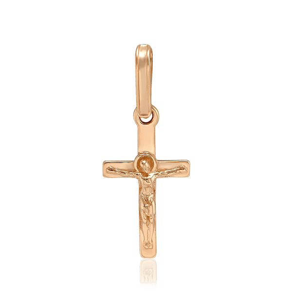 Золотой крестик прямой 036938 детальное изображение ювелирного изделия Золотые крестики православные Золотой крестик прямой 036938 детальное изображение ювелирного изделия Золотые крестики православные