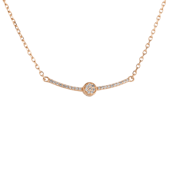 Золотое колье с фианитами 028124 детальное изображение ювелирного изделия Золотые колье с камнями Золотое колье с фианитами 028124 детальное изображение ювелирного изделия Золотые колье с камнями