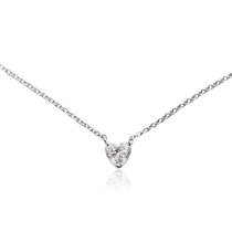 обзорное фото Колье из белого золота Бриллиантовое Сердце 032787 Золотое колье с бриллиантами обзорное фото Колье из белого золота Бриллиантовое Сердце 032787  Золотое колье с бриллиантами