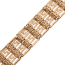 обзорное фото Золотой браслет без вставок 028068 Золотой браслет Ролекс обзорное фото Золотой браслет без вставок 028068  Золотой браслет Ролекс