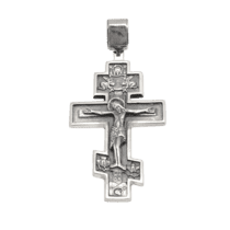 обзорное фото Серебряный крестик 026620  Серебряные изделия