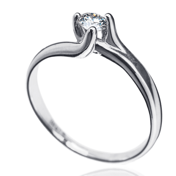 Кольцо из белого золота с бриллиантом 023270 детальное изображение ювелирного изделия Золотые кольца для помолвки с бриллиантом Кольцо из белого золота с бриллиантом 023270 детальное изображение ювелирного изделия Золотые кольца для помолвки с бриллиантом