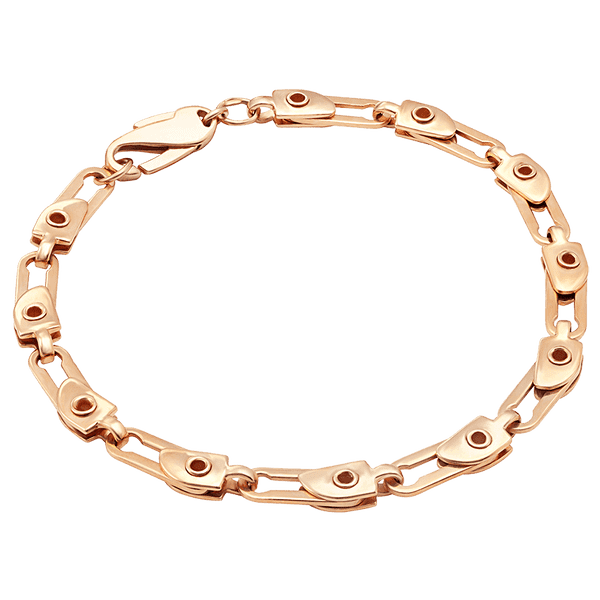 Браслет из красного золота без вставок 038985 детальное изображение ювелирного изделия Золотые браслеты без камней Браслет из красного золота без вставок 038985 детальное изображение ювелирного изделия Золотые браслеты без камней