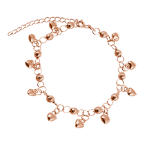 обзорное фото Серебряный браслет Сердечки без вставок 025501 Серебряные женские браслеты обзорное фото Серебряный браслет Сердечки без вставок 025501  Серебряные женские браслеты