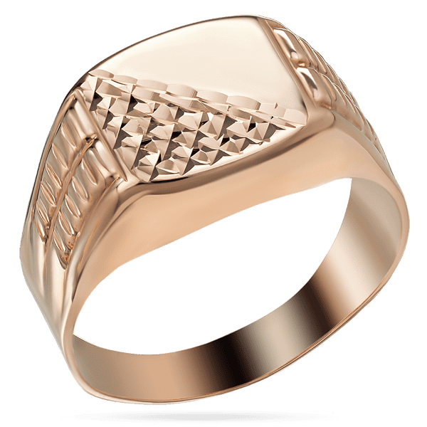 Золотая печатка с алмазной гранью 034082 детальное изображение ювелирного изделия Золотые кольца Золотая печатка с алмазной гранью 034082 детальное изображение ювелирного изделия Золотые кольца