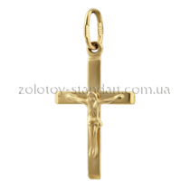 обзорное фото Золотой крестик 3318  Золотые крестики