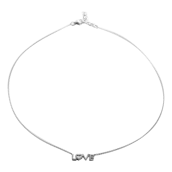 колье Love с бриллиантами колье Love с бриллиантами