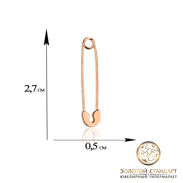 Булавка из золота 585 пробы Булавка из золота 585 пробы