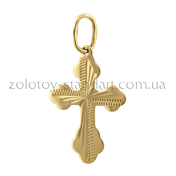 Золотой крестик 513811 детальное изображение ювелирного изделия Декоративные золотые крестики Золотой крестик 513811 детальное изображение ювелирного изделия Декоративные золотые крестики