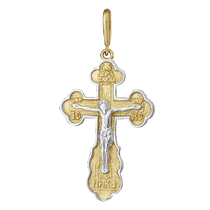 обзорное фото Серебряный крестик П32/077  Серебряные подвески крестики