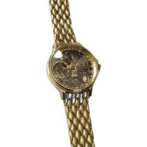 обзорное фото Часы скелетоны мужские наручные из золота 585 пробы 036120  Мужские золотые часы