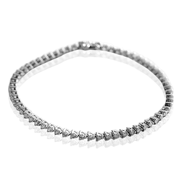 Браслет с бриллиантами в белом золоте 750 пробы 032956 детальное изображение ювелирного изделия Золотые браслеты с бриллиантом Браслет с бриллиантами в белом золоте 750 пробы 032956 детальное изображение ювелирного изделия Золотые браслеты с бриллиантом