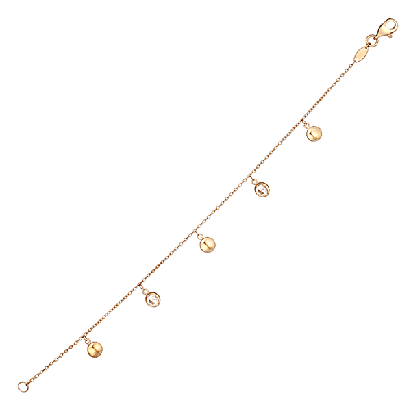 Золотой браслет с подвесками 032331 детальное изображение ювелирного изделия Женские золотые браслеты Золотой браслет с подвесками 032331 детальное изображение ювелирного изделия Женские золотые браслеты