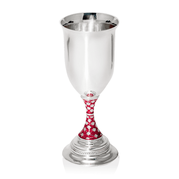 Серебряный бокал с красной эмалью 035428 детальное изображение ювелирного изделия Серебряные Бокалы Серебряный бокал с красной эмалью 035428 детальное изображение ювелирного изделия Серебряные Бокалы