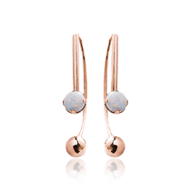 обзорное фото Золотые серьги с опалом Равновесие 033049 Золотые серьги с опалом обзорное фото Золотые серьги с опалом Равновесие 033049  Золотые серьги с опалом