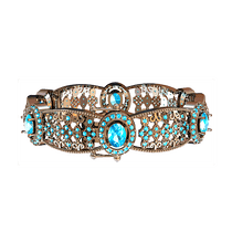 обзорное фото Браслет из красного золота 892036 Золотые браслеты жесткие обзорное фото Браслет из красного золота 892036  Золотые браслеты жесткие