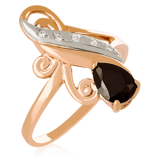 Золотое кольцо с цирконием 023950 детальное изображение ювелирного изделия Золотые кольца с фианитом Золотое кольцо с цирконием 023950 детальное изображение ювелирного изделия Золотые кольца с фианитом