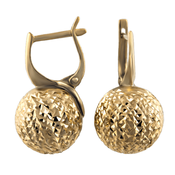 Золотые серьги 210331 детальное изображение ювелирного изделия Золотые серьги с английским замком Золотые серьги 210331 детальное изображение ювелирного изделия Золотые серьги с английским замком