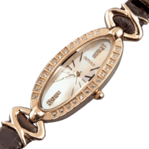 обзорное фото Женские часы из золота в стиле рэтро 036200  Женские золотые часы