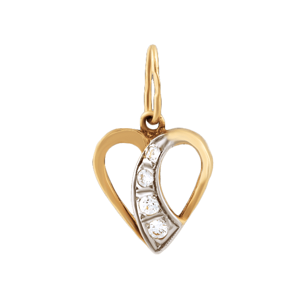 Золотой подвес Сердце 62024 Золотой подвес Сердце 62024