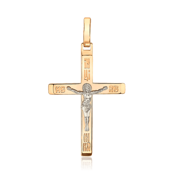 Нательный золотой крест православный 036150 детальное изображение ювелирного изделия Золотые подвески Нательный золотой крест православный 036150 детальное изображение ювелирного изделия Золотые подвески