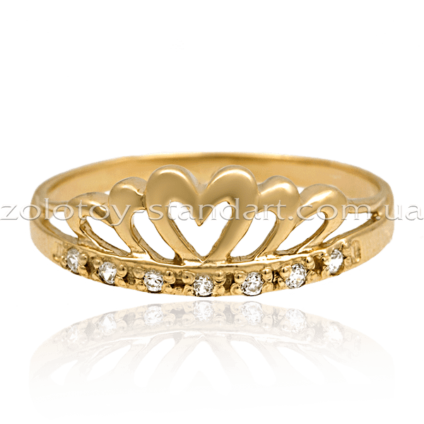 Золотое кольцо Корона 1464 фото Золотое кольцо Корона 1464 фото