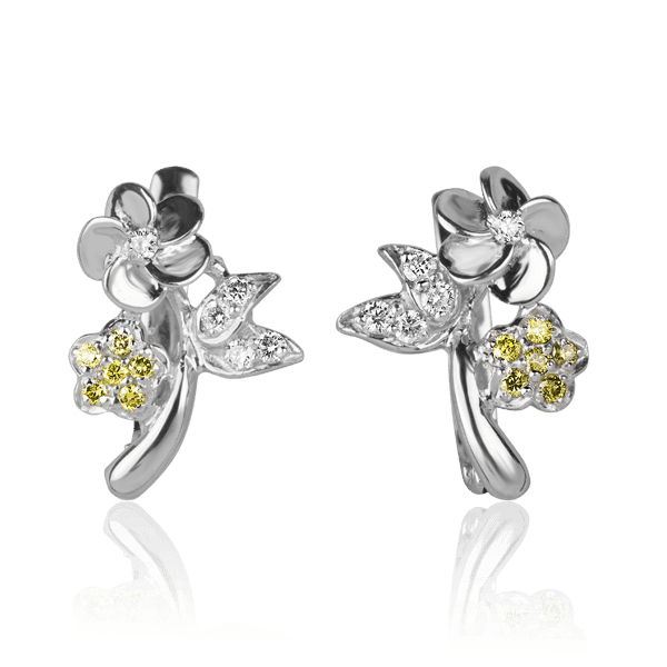 Купить Золотые серьги с бриллиантом Купить Золотые серьги с бриллиантом