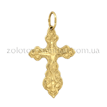 обзорное фото Золотой крестик 200036  Золотые крестики