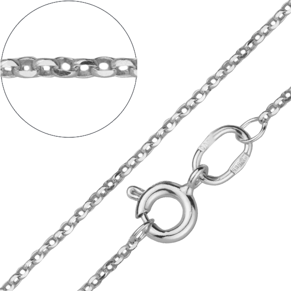 Цепочка Дойч в белом золоте 027547 детальное изображение ювелирного изделия Дойч плетение золотых цепочек Цепочка Дойч в белом золоте 027547 детальное изображение ювелирного изделия Дойч плетение золотых цепочек