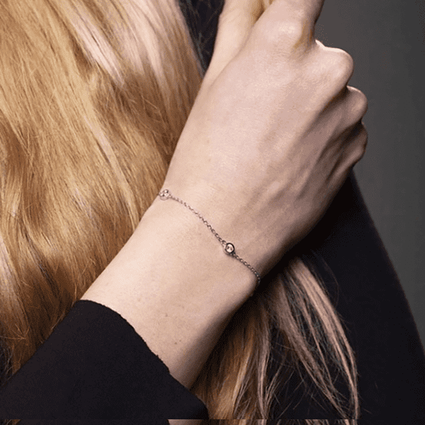 серебряный браслет с фианитами серебряный браслет с фианитами