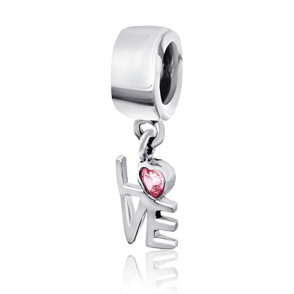 Серебряный подвес-шарм Love с сердечком 024972 детальное изображение ювелирного изделия Серебряные подвесы-шармы (бусины) Серебряный подвес-шарм Love с сердечком 024972 детальное изображение ювелирного изделия Серебряные подвесы-шармы (бусины)