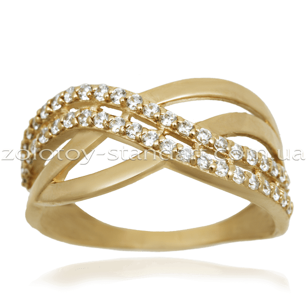 Золотое кольцо 11686 детальное изображение ювелирного изделия Золотые кольца с фианитом Золотое кольцо 11686 детальное изображение ювелирного изделия Золотые кольца с фианитом