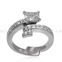 обзорное фото Золотое кольцо с бриллиантами R-069x Золотые кольца с бриллиантами обзорное фото Золотое кольцо с бриллиантами R-069x  Золотые кольца с бриллиантами