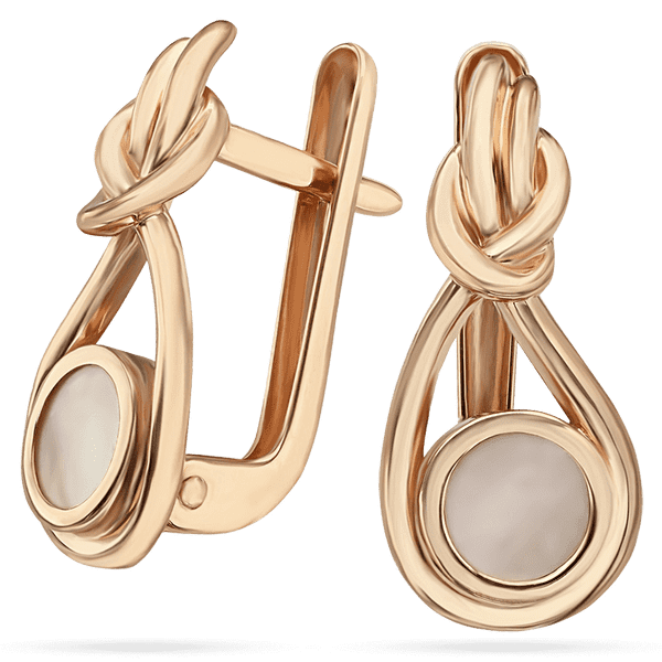 Золотые серьги с перламутром 035244 детальное изображение ювелирного изделия Золотые серьги с перламутром Золотые серьги с перламутром 035244 детальное изображение ювелирного изделия Золотые серьги с перламутром
