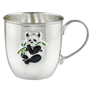 Срібна чашка Панда 2,8,0107 детальне зображення ювелірного виробу Срібна чашка Панда 2,8,0107 детальне зображення ювелірного виробу