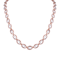 обзорное фото Золотое колье без вставок 026035 Золотое колье без камней обзорное фото Золотое колье без вставок 026035  Золотое колье без камней