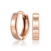 обзорное фото Золотые серьги конго маленькие 037084 Золотые серьги без вставок обзорное фото Золотые серьги конго маленькие 037084  Золотые серьги без вставок