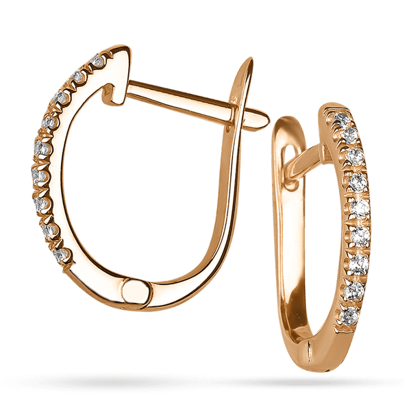 Серьги золотые с россыпью фианитов 036634 детальное изображение ювелирного изделия Золотые серьги с фианитом Серьги золотые с россыпью фианитов 036634 детальное изображение ювелирного изделия Золотые серьги с фианитом