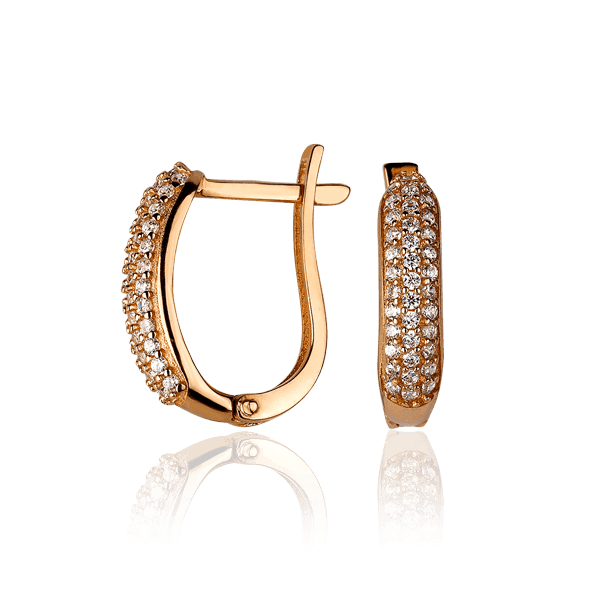 Золотые серьги дорожки с фианитами с английской застежкой 030732 детальное изображение ювелирного изделия Золотые серьги с английским замком Золотые серьги дорожки с фианитами с английской застежкой 030732 детальное изображение ювелирного изделия Золотые серьги с английским замком