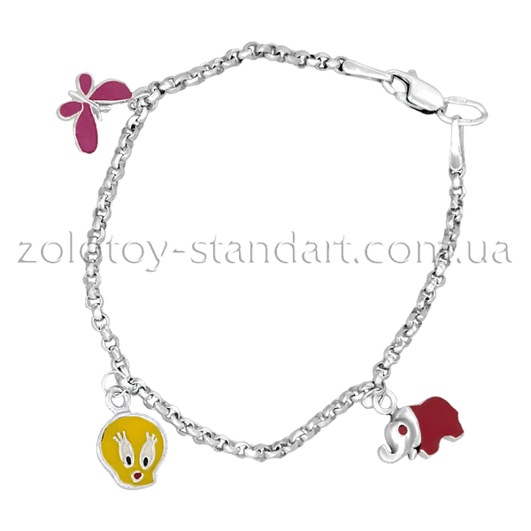 Серебряный браслет детский 59105 фото Серебряный браслет детский 59105 фото
