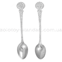 обзорное фото Серебряная кофейная ложка СТ11А Серебряная кофейная ложка обзорное фото Серебряная кофейная ложка СТ11А  Серебряная кофейная ложка