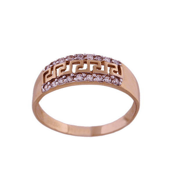 Золотое кольцо с цирконием 18127 Золотое кольцо с цирконием 18127