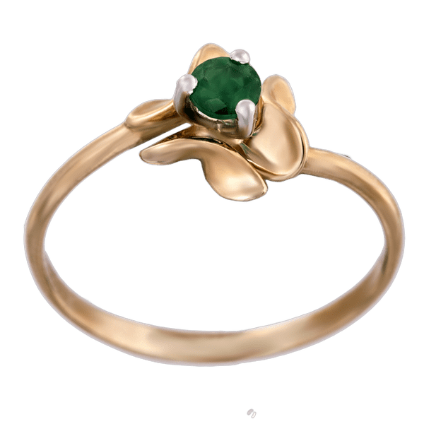 Золотое кольцо с изумрудом 12131 детальное изображение ювелирного изделия Золотые кольца с изумрудом Золотое кольцо с изумрудом 12131 детальное изображение ювелирного изделия Золотые кольца с изумрудом