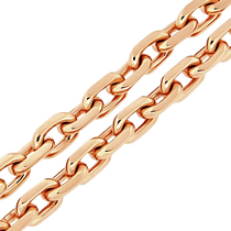 обзорное фото Эксклюзивная золотая цепь Якорь ручного плетения 039167  Полновесные золотые цепочки