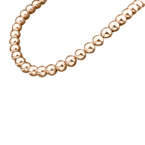 обзорное фото Золотое колье Шарики 026036 Золотое колье без камней обзорное фото Золотое колье Шарики 026036  Золотое колье без камней