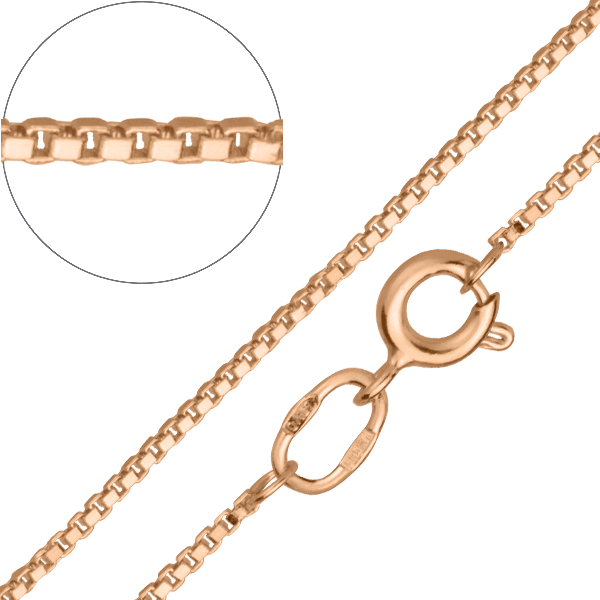 Цепочка в красном золоте Венецианка 027540 детальное изображение ювелирного изделия Золотые цепочки Венецианка
