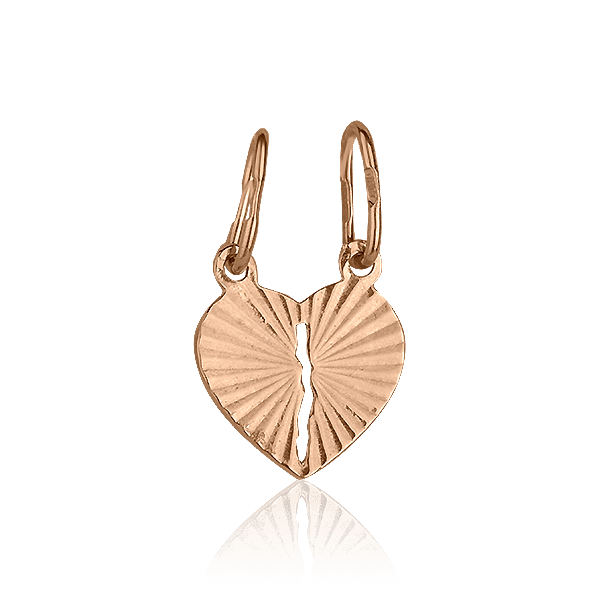 Золотой кулон Сердце 62057 фото Золотой кулон Сердце 62057 фото