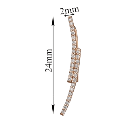 золотые каффы с фианитами золотые каффы с фианитами