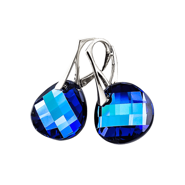 Серебряные серьги Сапфировая тессера с Кристаллами Сваровски 025285 детальное изображение ювелирного изделия Серебряные серьги с Кристаллами Сваровски Серебряные серьги Сапфировая тессера с Кристаллами Сваровски 025285 детальное изображение ювелирного изделия Серебряные серьги с Кристаллами Сваровски